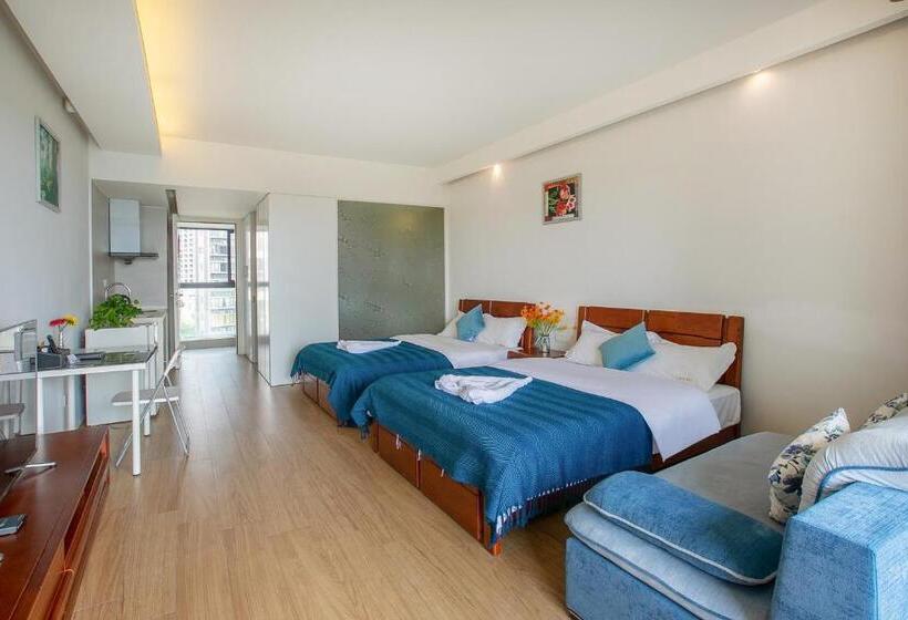 غرفة قياسية مطلّة علي الحديقة, Huizhou Huayangnian Seaview Guesthouse