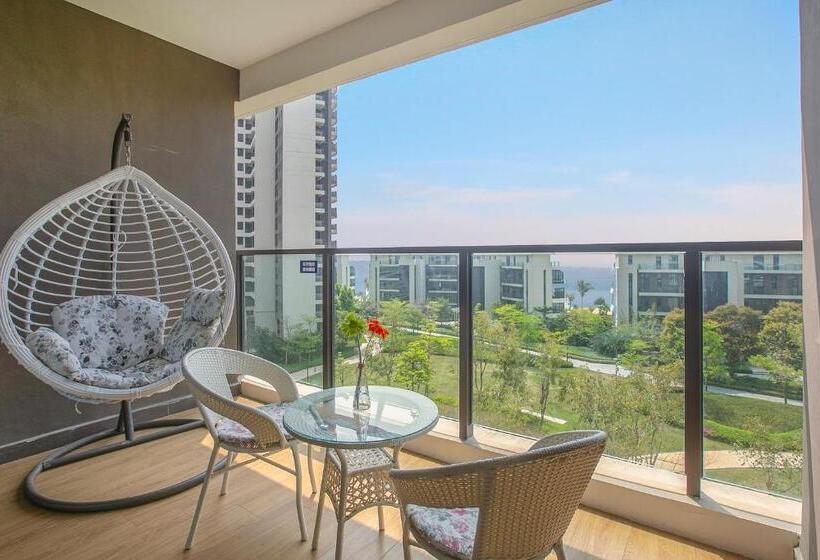 غرفة قياسية مطلّة علي الحديقة, Huizhou Huayangnian Seaview Guesthouse