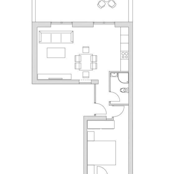 آپارتمان 1 خوابه با چشمانداز دریا, Apartments & Rooms Artemus Belveder