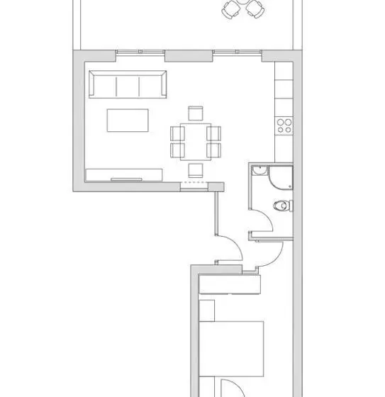 آپارتمان 1 خوابه با چشمانداز دریا, Apartments & Rooms Artemus Belveder