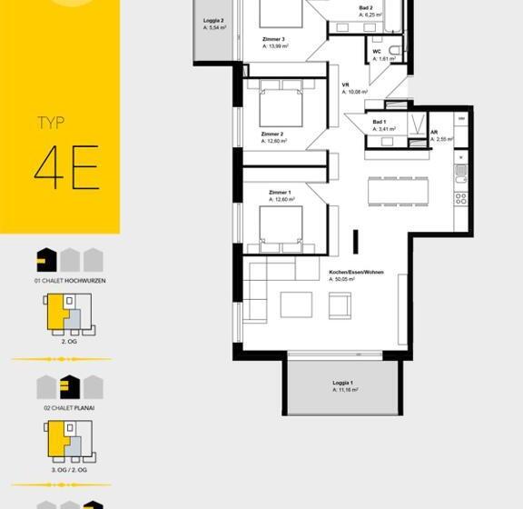 带3个卧室的豪华公寓, Sun Lodge Schladming By Schladming Appartements