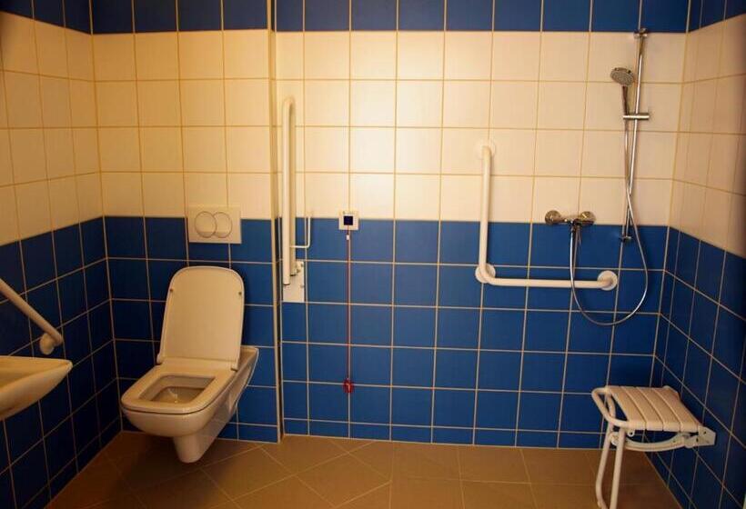 חדר סטנדרט יחיד מותאם לאדם עם מוגבלויות, Ciszterci Szállás Pécs