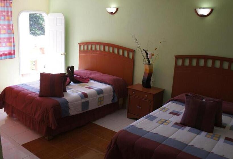 Номер Стандарт 2 Двуспальные Кровати, Posada Tolteca