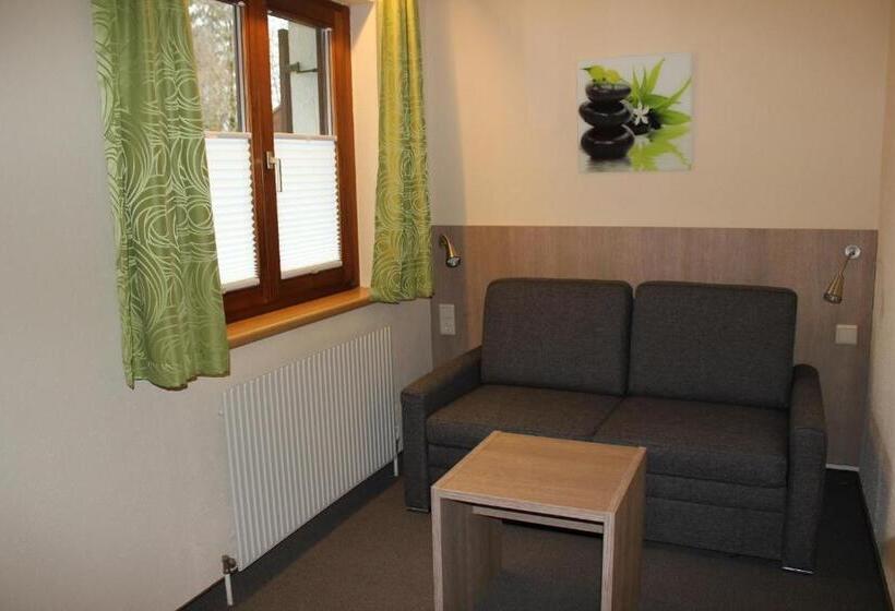 غرفة قياسية ثلاثية مزودة بشرفة, Pension Alfenz