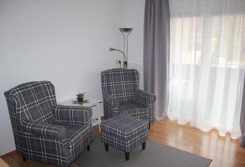 شقة غرفة واحدة مزودة بتراس, Pension Alfenz