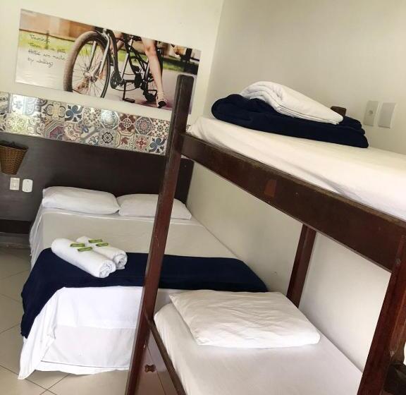 Четырехместный Номер Стандарт, Aquario Pousada Hostel   Night Club