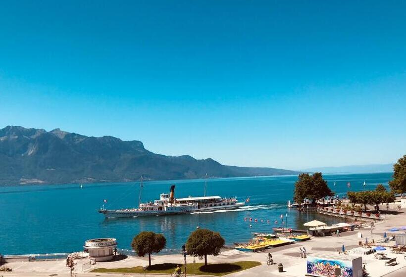 غرفة قياسية مطلّة علي البحيرة, Guest House Le Charlot