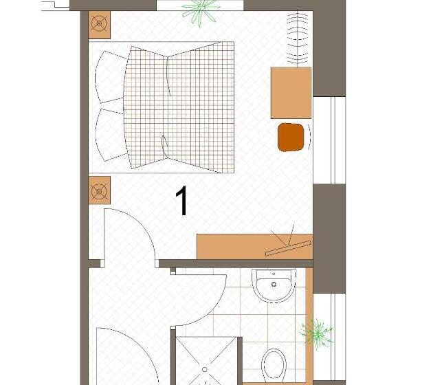 Standard Szoba, Chalet Hřebenka