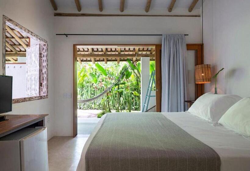 带大床的高级房间, Pousada Seis E Meia