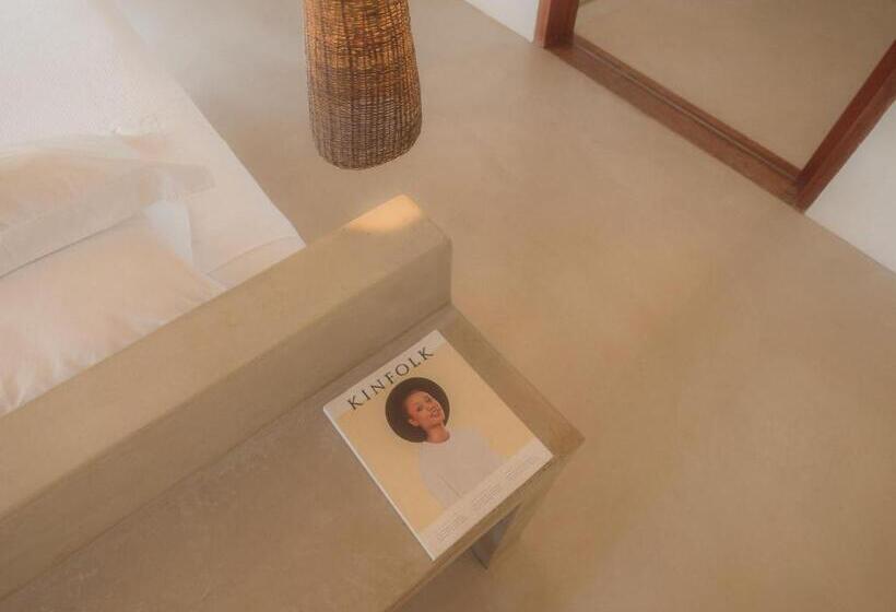 带大床的豪华间, Pousada Seis E Meia