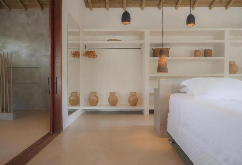 Quarto Deluxe Cama King, Pousada Seis E Meia