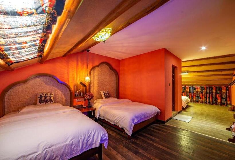 スタンダードトリプルルーム, Zhangjiajie Highlights Guesthouse