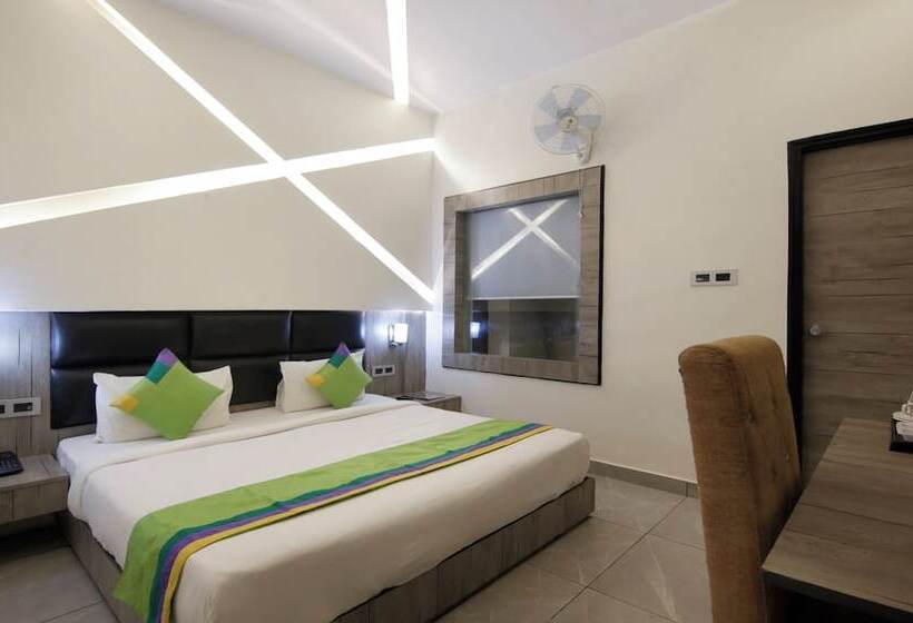 豪华房间, Treebo Punjabi Nature Residency, Near Faridabad Railway Station