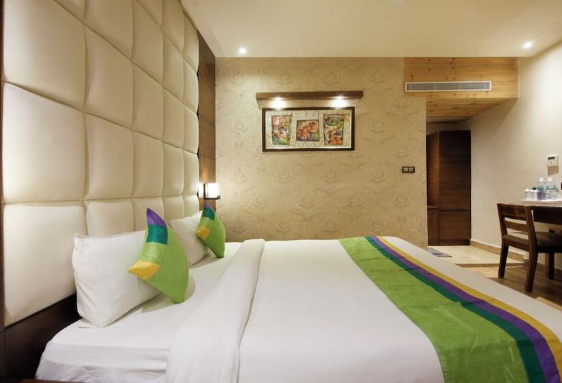 豪华房间, Treebo Punjabi Nature Residency, Near Faridabad Railway Station