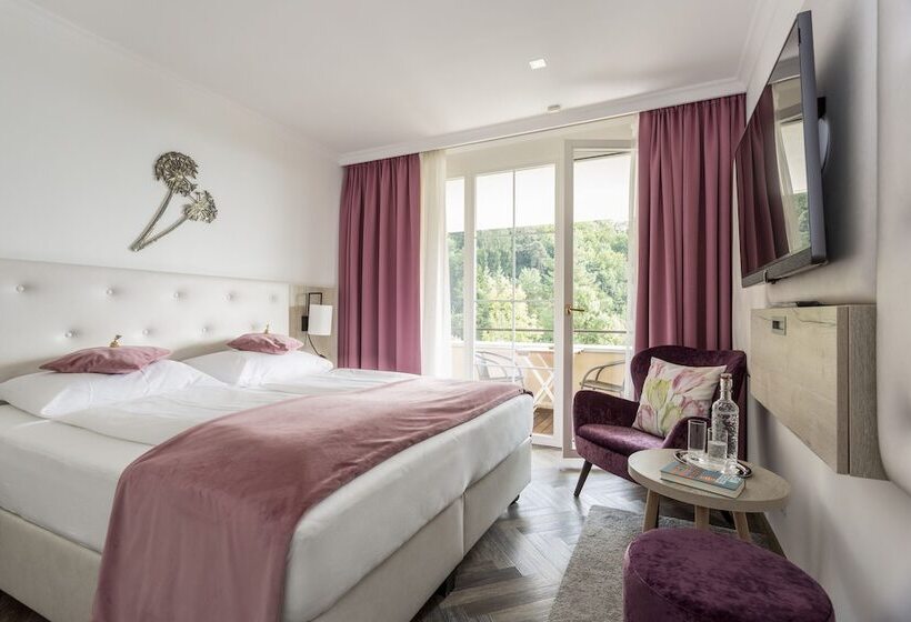 غرفة ديلوكس مزودة بشرفة, Boutiquehotel Bergvilla