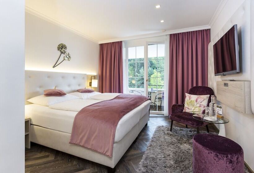 غرفة ديلوكس مزودة بشرفة, Boutiquehotel Bergvilla