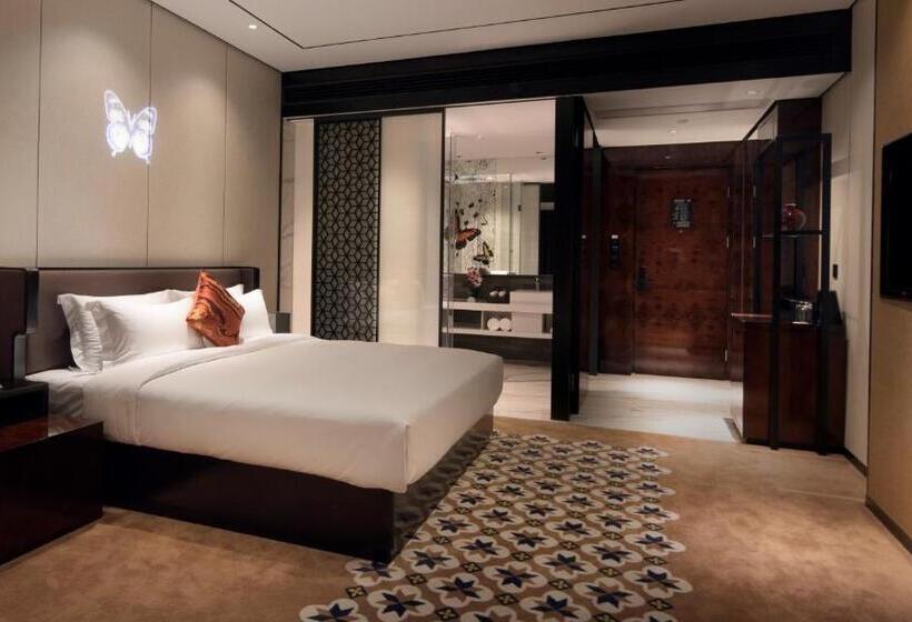 Quarto Executivo Cama King, Paco Hotel Chebeinan Metro Guanghzou