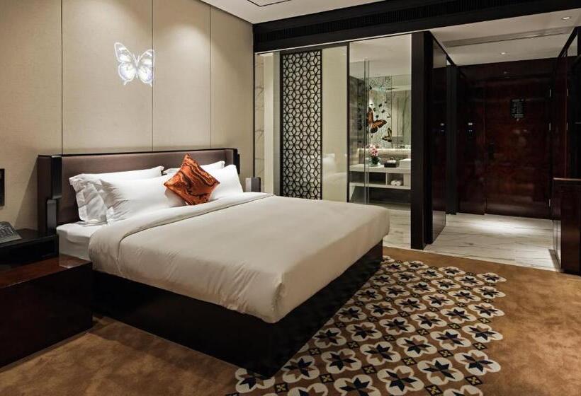 Quarto Superior Cama King, Paco Hotel Chebeinan Metro Guanghzou