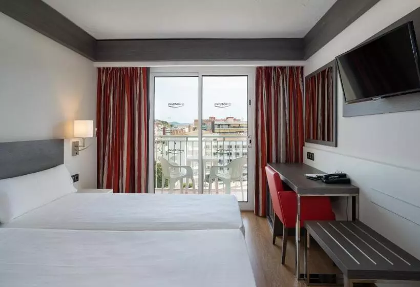 اتاق استاندارد با چشم‌انداز استخر, Medplaya Hotel Santa Monica