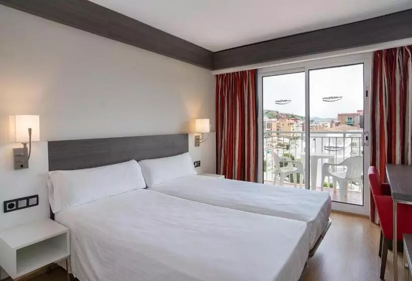 اتاق استاندارد با چشم‌انداز استخر, Medplaya Hotel Santa Monica