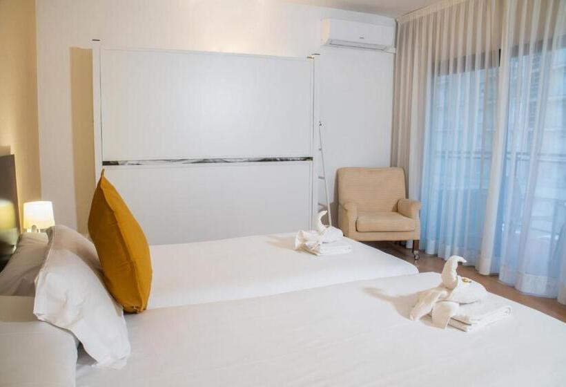 חדר סטנדרט צדדי נוף לים, Adia Hotel Cunit Playa