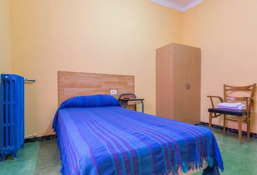 חדר סטנדרד יחיד חדר אמבטיה משותף, Hostal Urgell