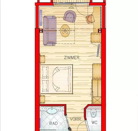 Superior room with lake view, Seevilla Altaussee