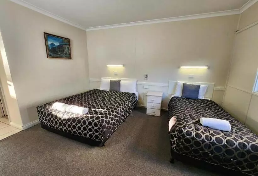 1階のスタンダードルーム, Hume Inn Motel Albury Cbd