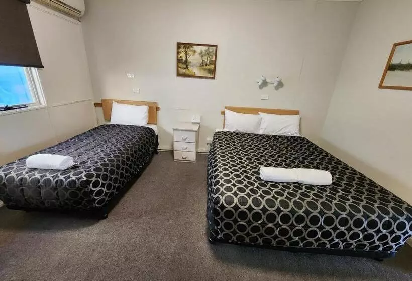 1階のスタンダードルーム, Hume Inn Motel Albury Cbd