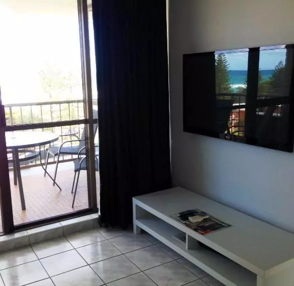 آپارتمان ممتاز دوخوابه رو به دریا, Burleigh Gardens North Hi Rise Holiday Apartments