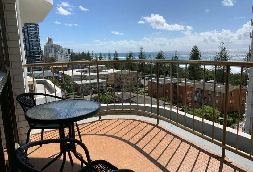 Апартаменты 1 Спальня Вид на Море, Burleigh Gardens North Hi Rise Holiday Apartments