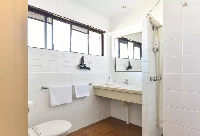 キングサイドベッドのスタンダードワンルーム, Coffs Windmill Motel