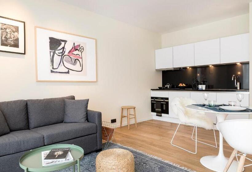 带1个卧室的顶楼公寓, Premier Suites Antwerp