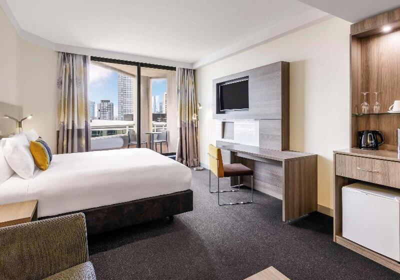 디럭스 룸 킹사이즈 침대, Sydney Central Hotel Managed By The Ascott Limited