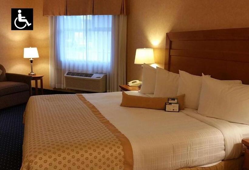 适合残疾人士使用的带超级大床的标准间, Best Western Plus Langley Inn