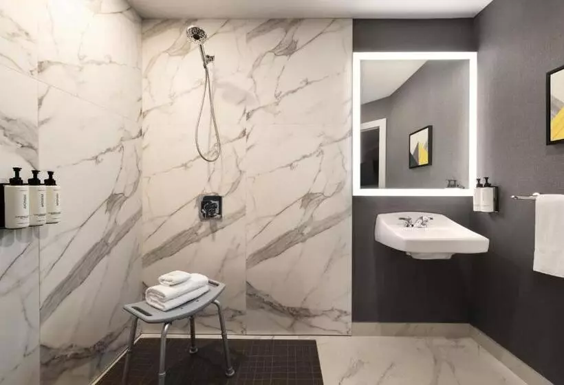 身障者適用キングサイズベッドルーム, Crowne Plaza Saint John Harbour View, An Ihg