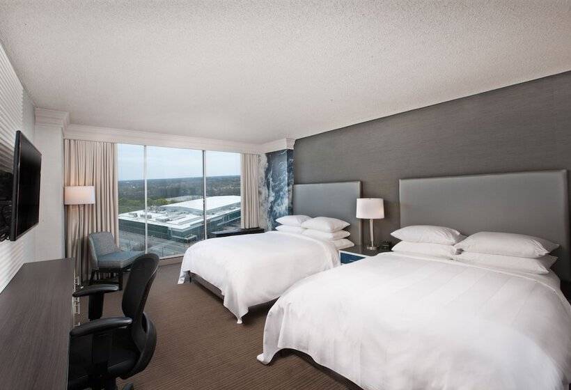 ２ダブルベッドのスタンダードルーム, Niagara Falls Marriott On The Falls