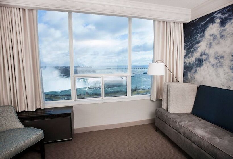 غرفه قياسيه سريرين مزدوجين, Niagara Falls Marriott On The Falls
