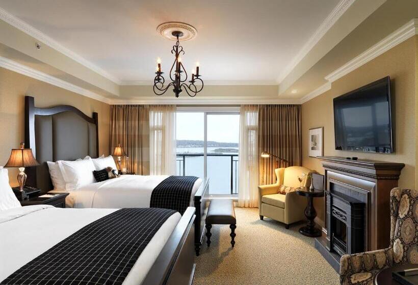 带海景的带双人床的标准间, Oak Bay Beach