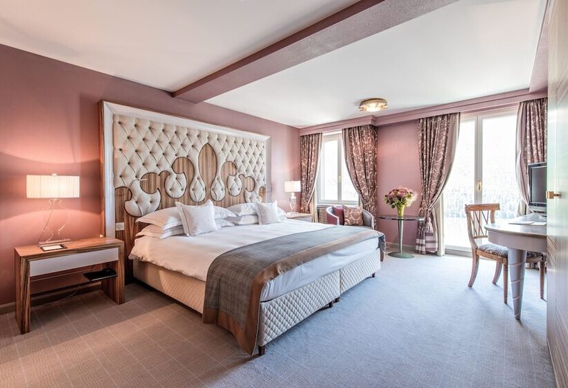 Номер Deluxe Вид на Озеро, Carlton Hotel St Moritz   The Leading Hotels Of The World