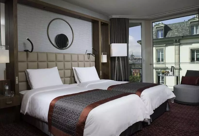 Standard-huone Näkymä, Fairmont Grand Hotel Geneva