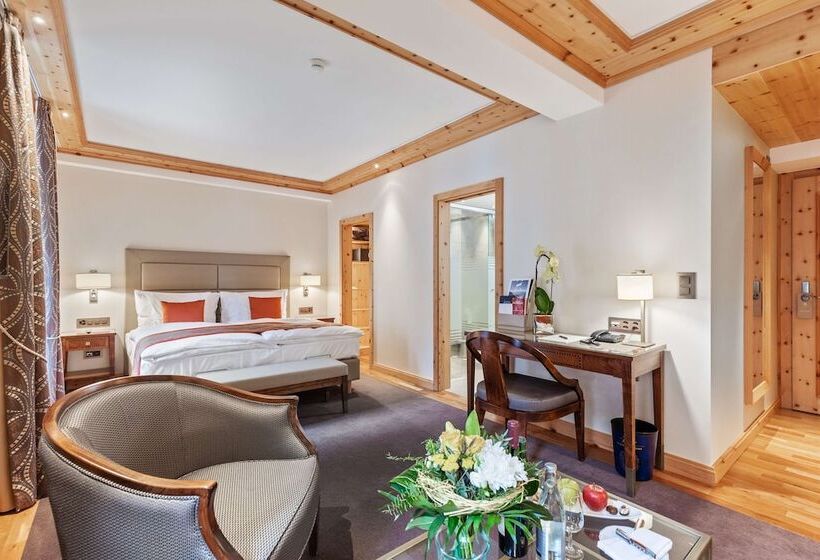 디럭스 전망 룸, Grand Hotel Zermatterhof