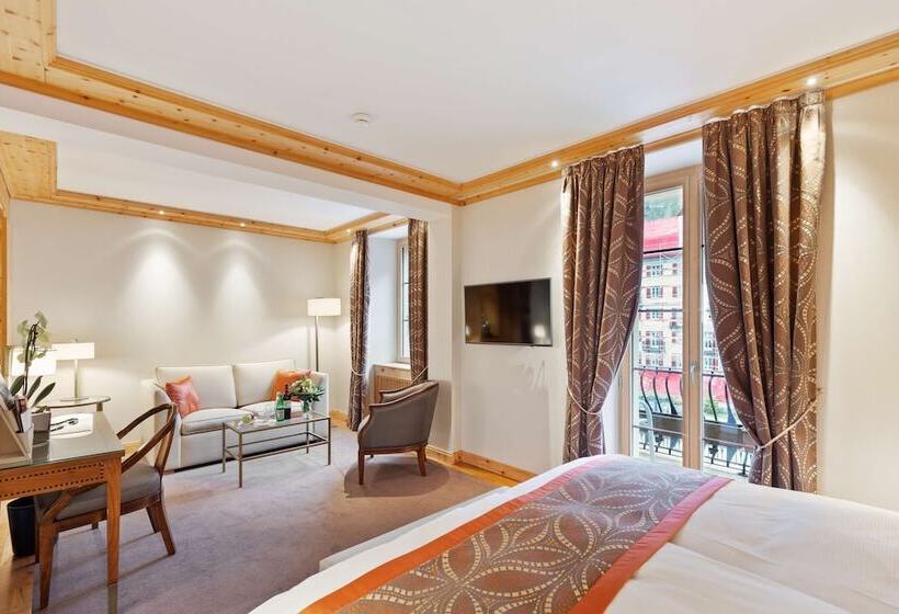 디럭스 전망 룸, Grand Hotel Zermatterhof
