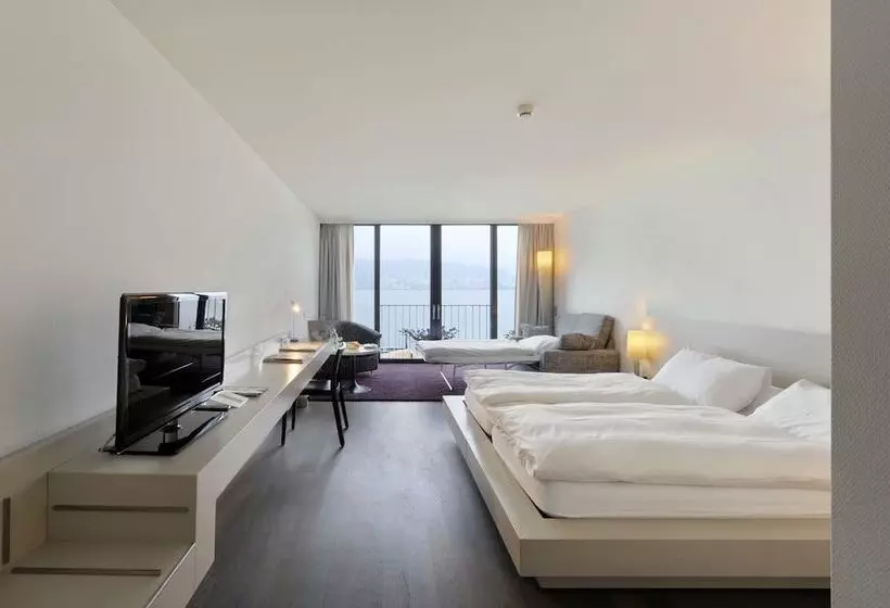 Superior room with lake view, Hermitage Lake Lucerne   Beach Club & Lifestyle
