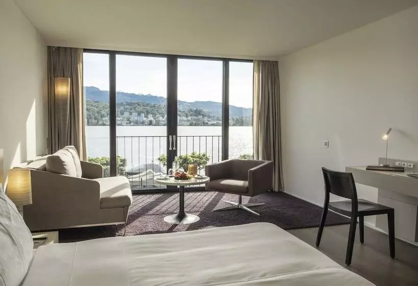Superior room with lake view, Hermitage Lake Lucerne   Beach Club & Lifestyle
