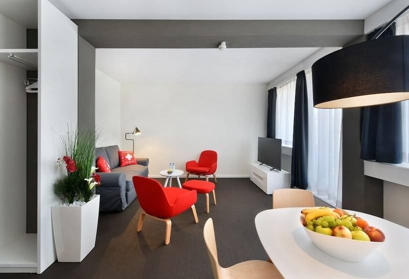 آپارتمان 1 خوابه با تراس, Home Swiss