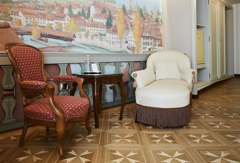 高级单人间, Romantik Hotel Wilden Mann Luzern