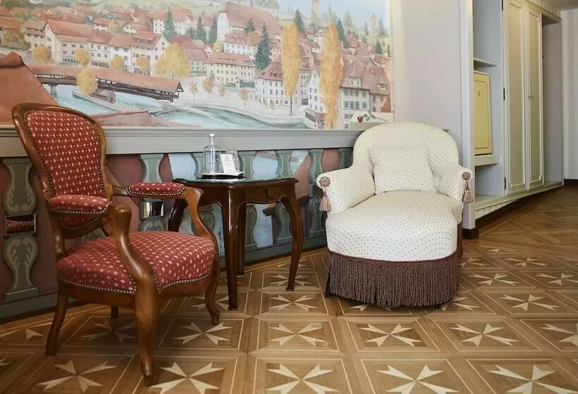 スーペリアシングルルーム, Romantik Hotel Wilden Mann Luzern