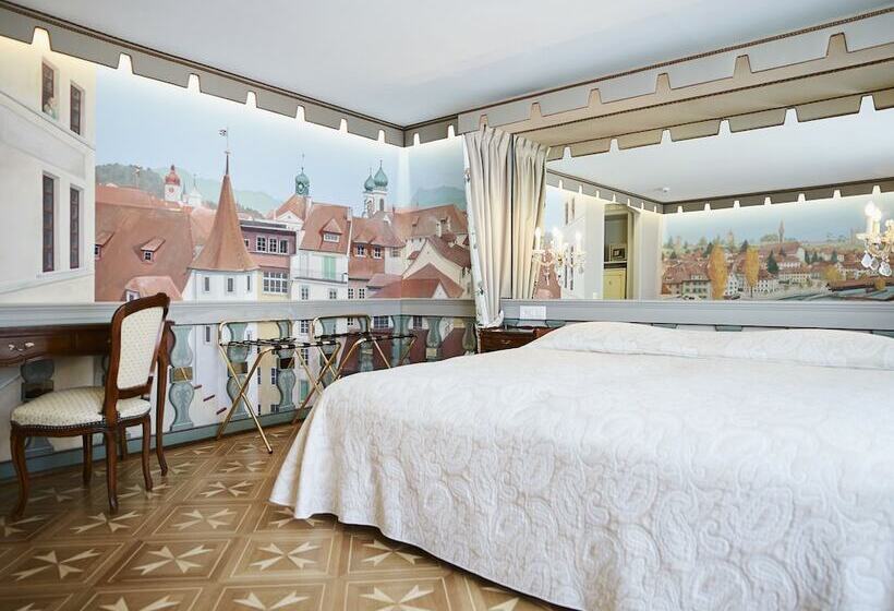 高级单人间, Romantik Hotel Wilden Mann Luzern