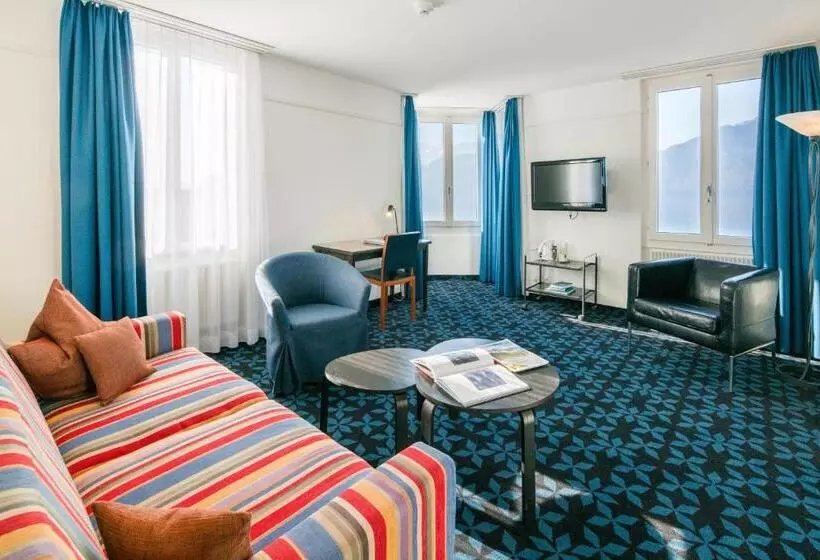 Suite Junior Vista Lago, Seehotel Gotthard